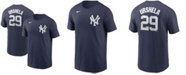 Nike Men's Gio Urshela Navy New York Yankees Name Number T-shirt